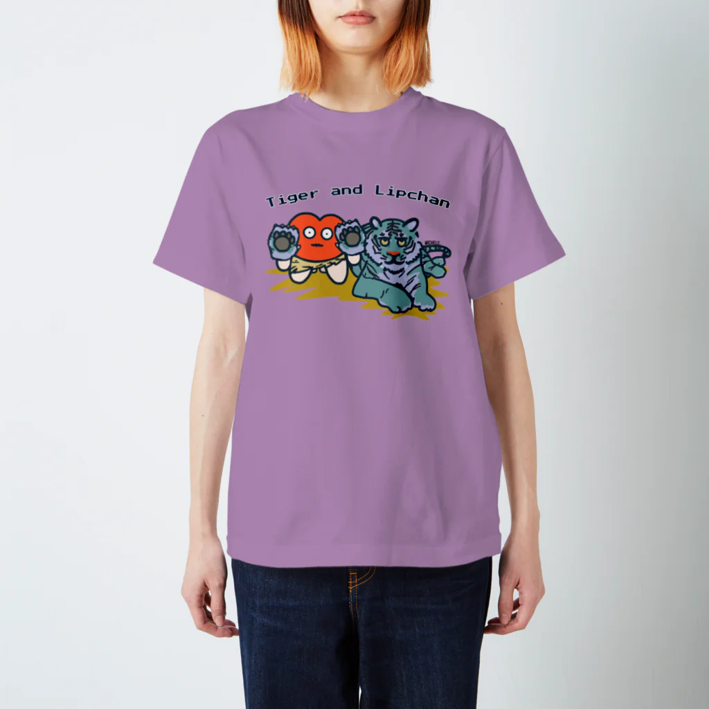 リップちゃんズ SHOPのタイガーあんどリップちゃん2 Regular Fit T-Shirt