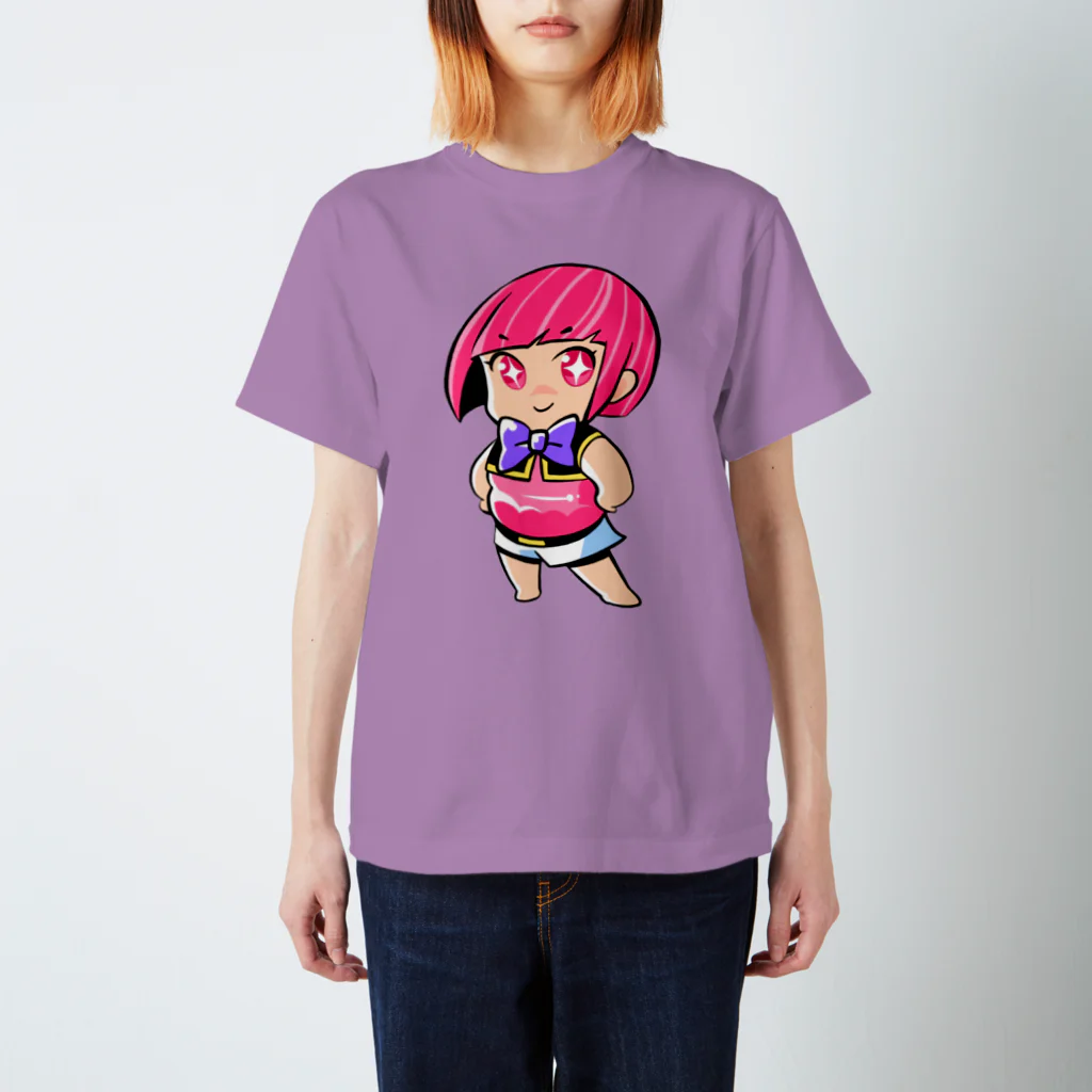 ぽちゃんZ(りょー)のドカンとぽちゃんTシャツ スタンダードTシャツ