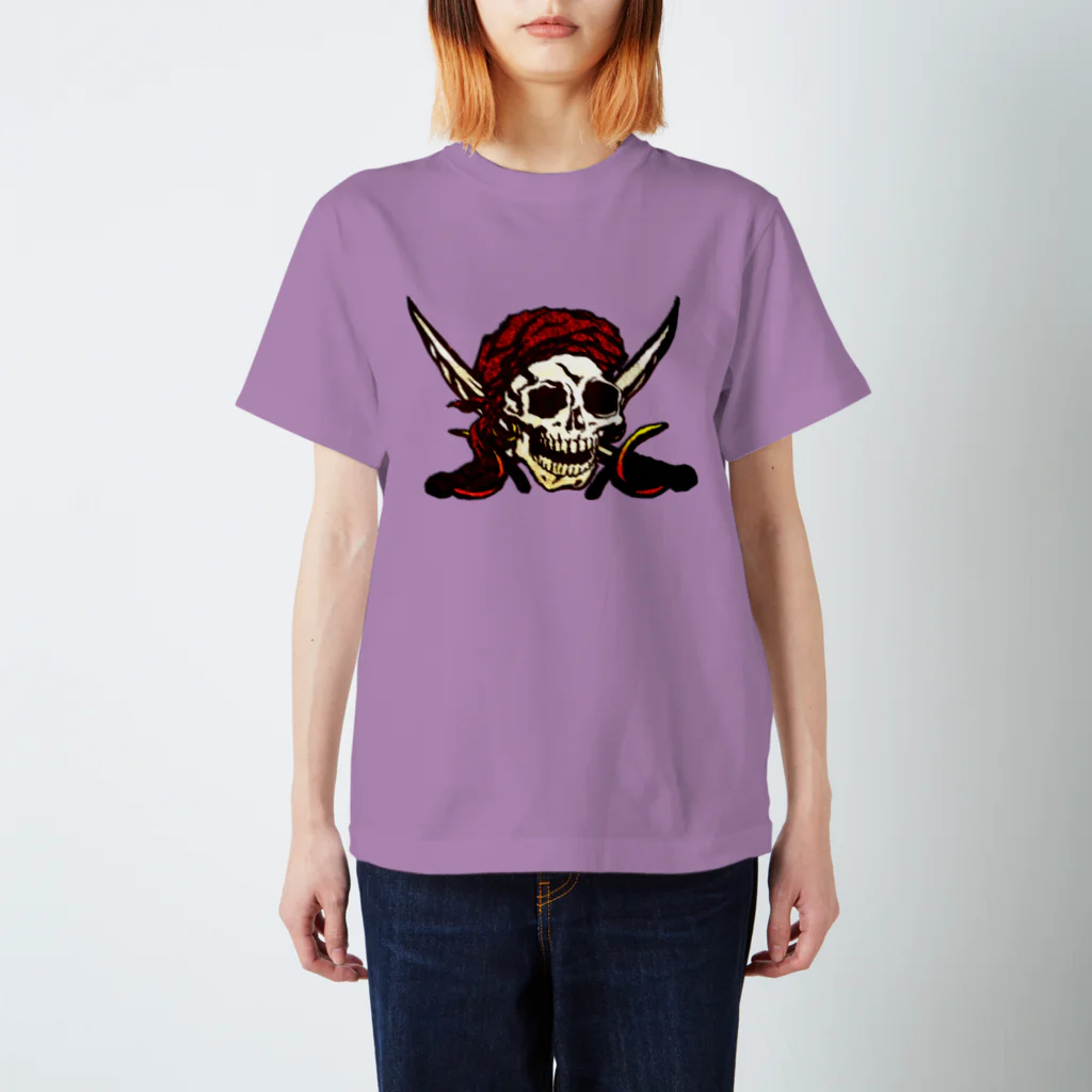 Ａ’ｚｗｏｒｋＳのCROSSSWORDS PIRATES(布テクスチャ) Regular Fit T-Shirt