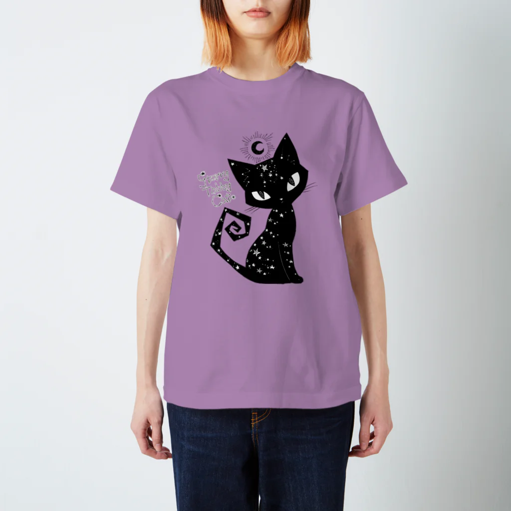 ぐるぐる洋品店のStarry Tabby Cat スタンダードTシャツ