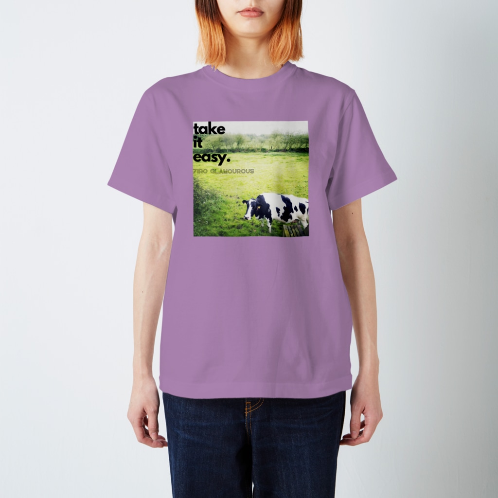 7IRO GLAMOUROUSのtake it easy.ミムちゃんTシャツ Regular Fit T-Shirt