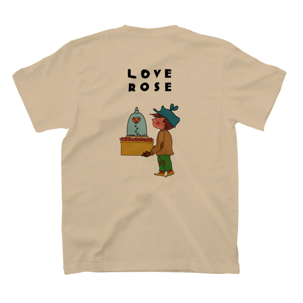 NOBLEROSEGRAFFITIのLOVE ROSE シリーズ スタンダードTシャツの裏面