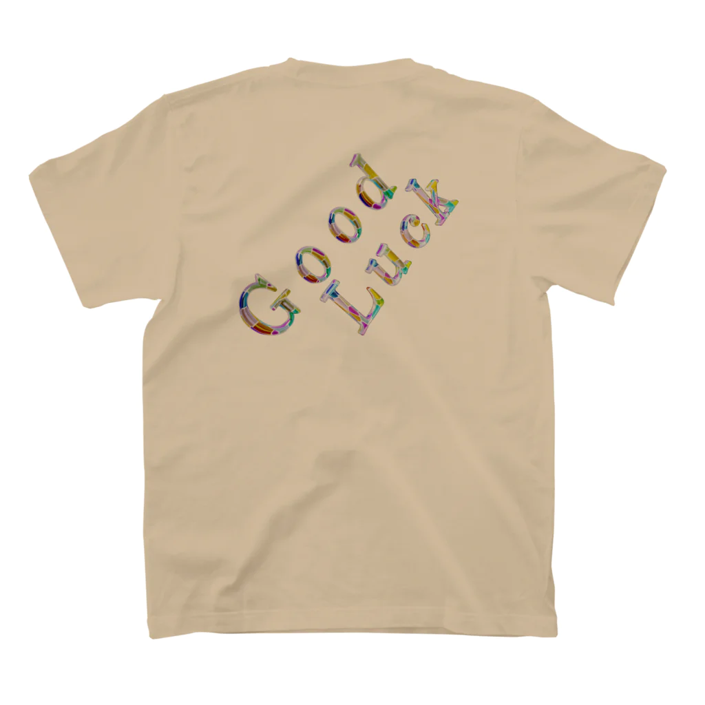 mf774のGood Luck-D-01-01 スタンダードTシャツの裏面