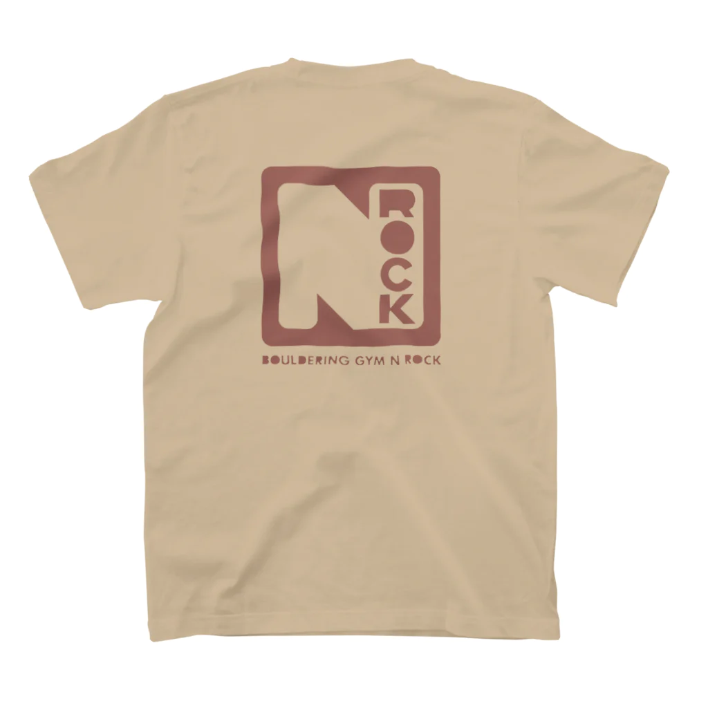 ボルダリングジム エヌロックのエヌロック ロゴ Regular Fit T-Shirtの裏面