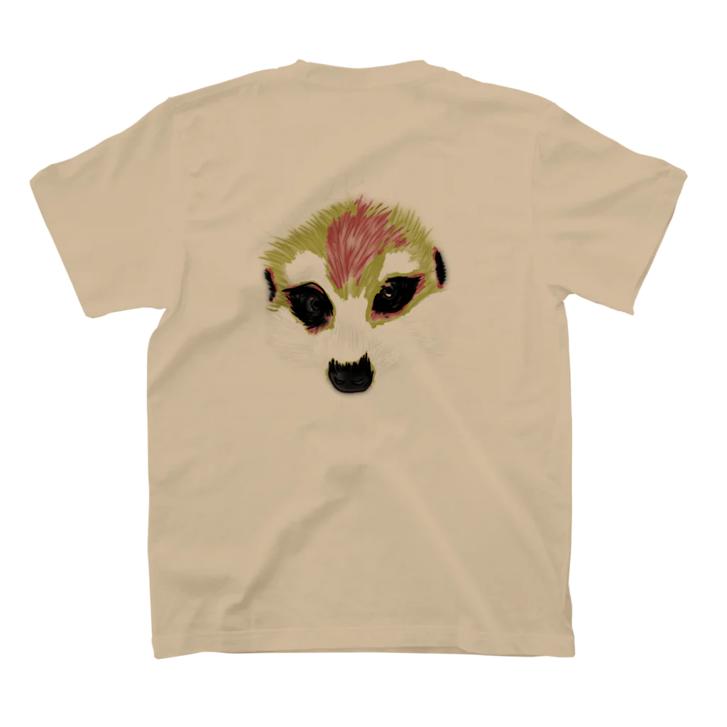 ⚫︎.3 ⚫︎SORRISOのミーアキャッ党　meerkat. Regular Fit T-Shirtの裏面