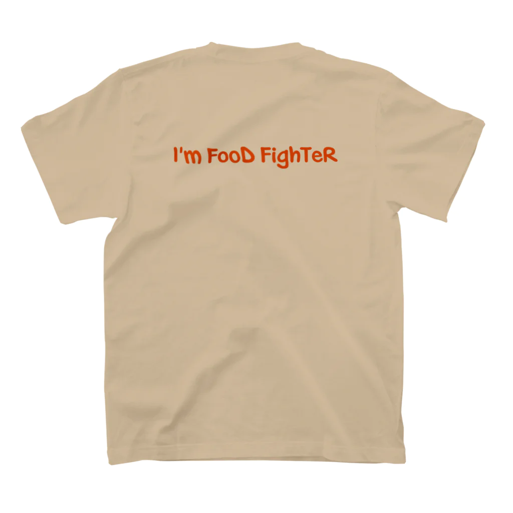 ToC_33のI'm FooD FighTeR from T.o.C Regular Fit T-Shirtの裏面