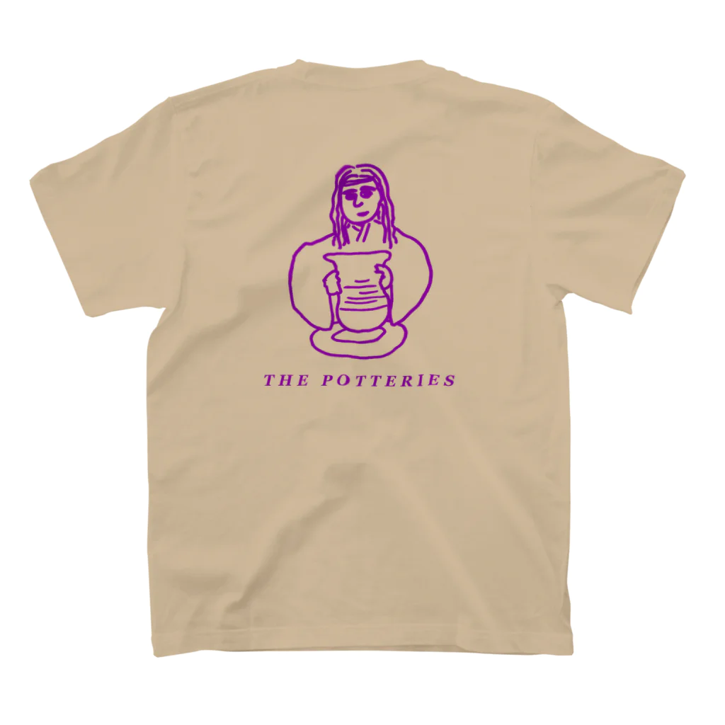 THE_POTTERIESのアラビア陶芸クラブ スタンダードTシャツの裏面