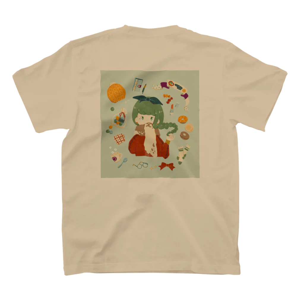 pop-popのPOP girl 『like』 Regular Fit T-Shirtの裏面