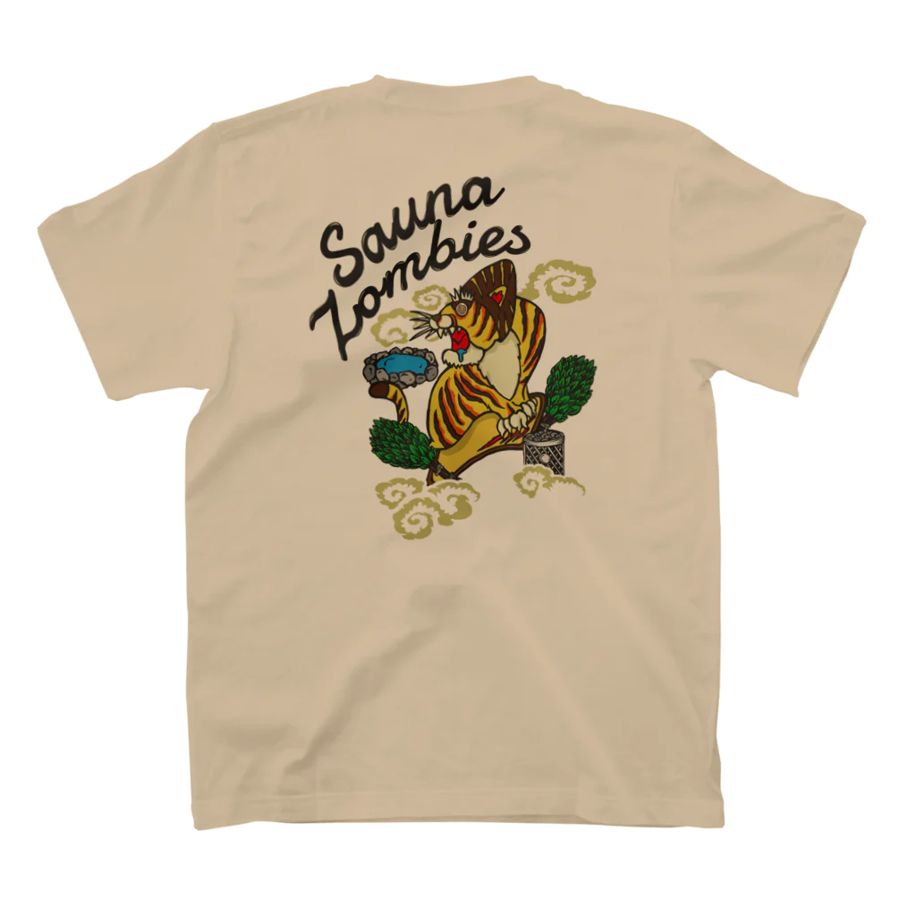 SAUNA ZOMBIESのSAUNA ZOMBIES-Giddy Tiger T- スタンダードTシャツの裏面