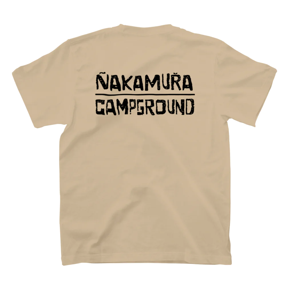 中村キャンプ場の中村キャンプ場　nakamura camp ground 티셔츠の裏面