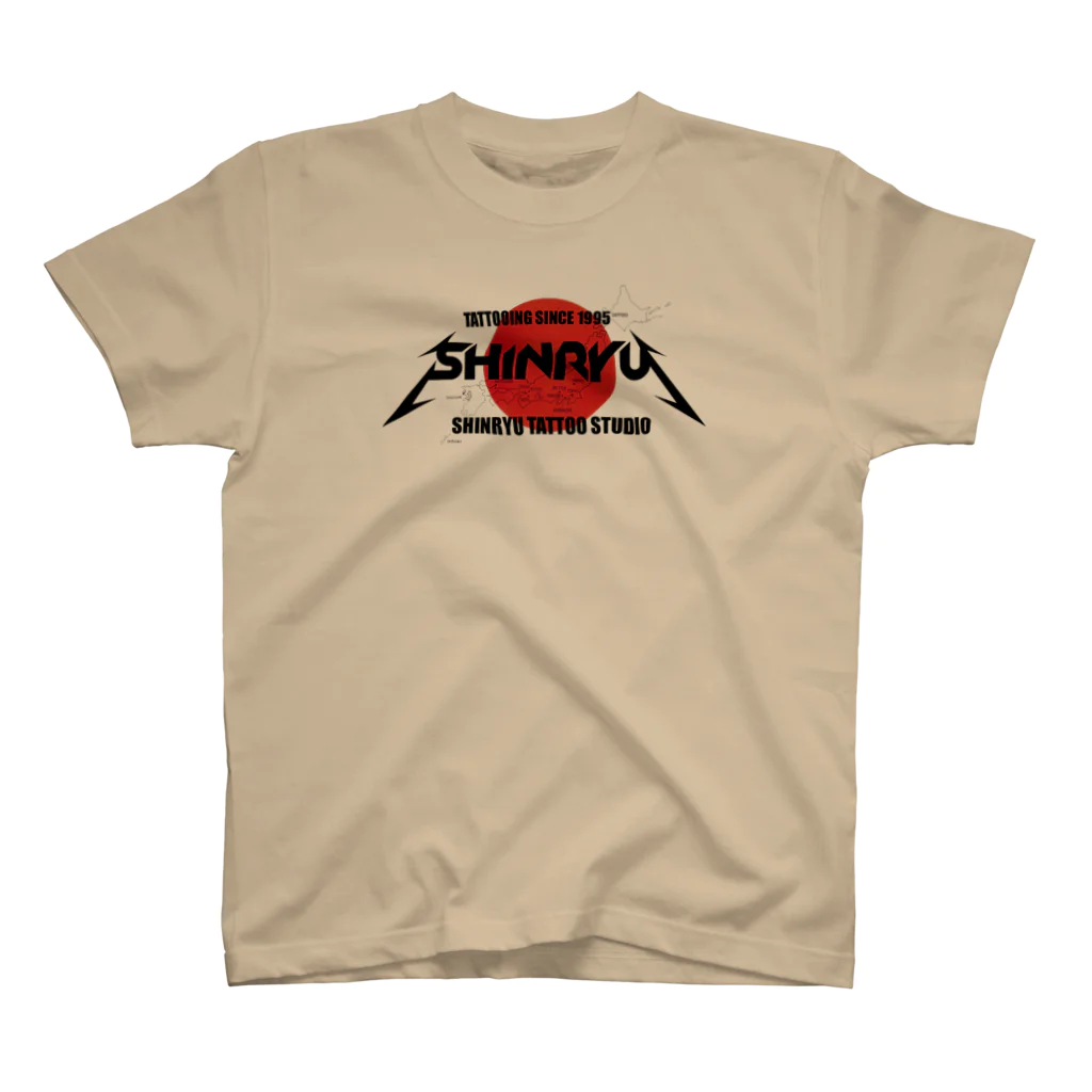 2438 DESIGNのSHINRYU METALLICAロゴ スタンダードTシャツ