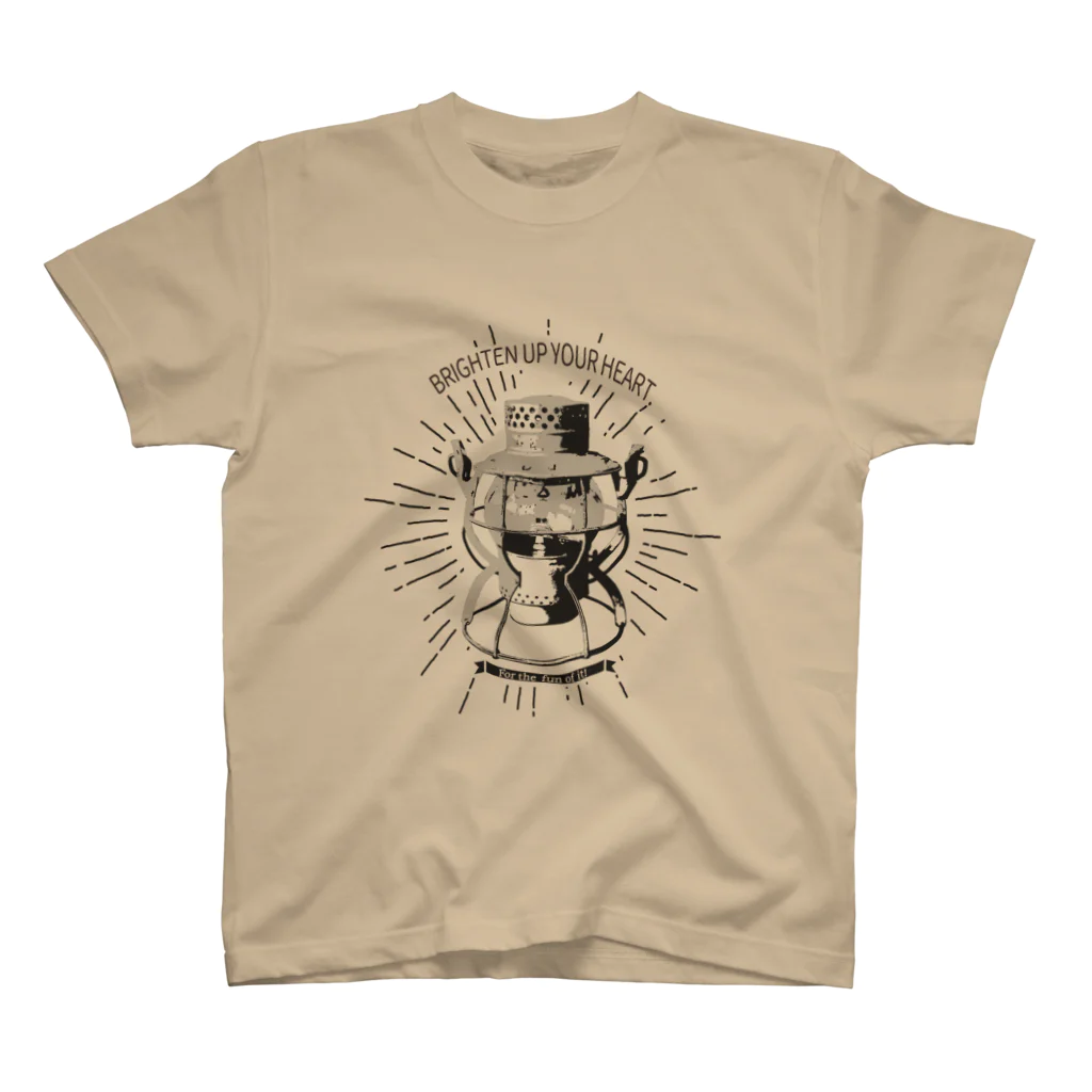 Too fool campers Shop!のRAILOADLANTERN01(黒文字) スタンダードTシャツ