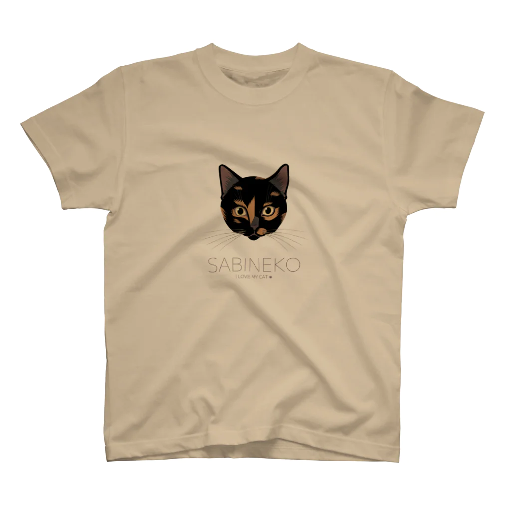 Baby Tigerのねこラブ・サビ猫 Regular Fit T-Shirt