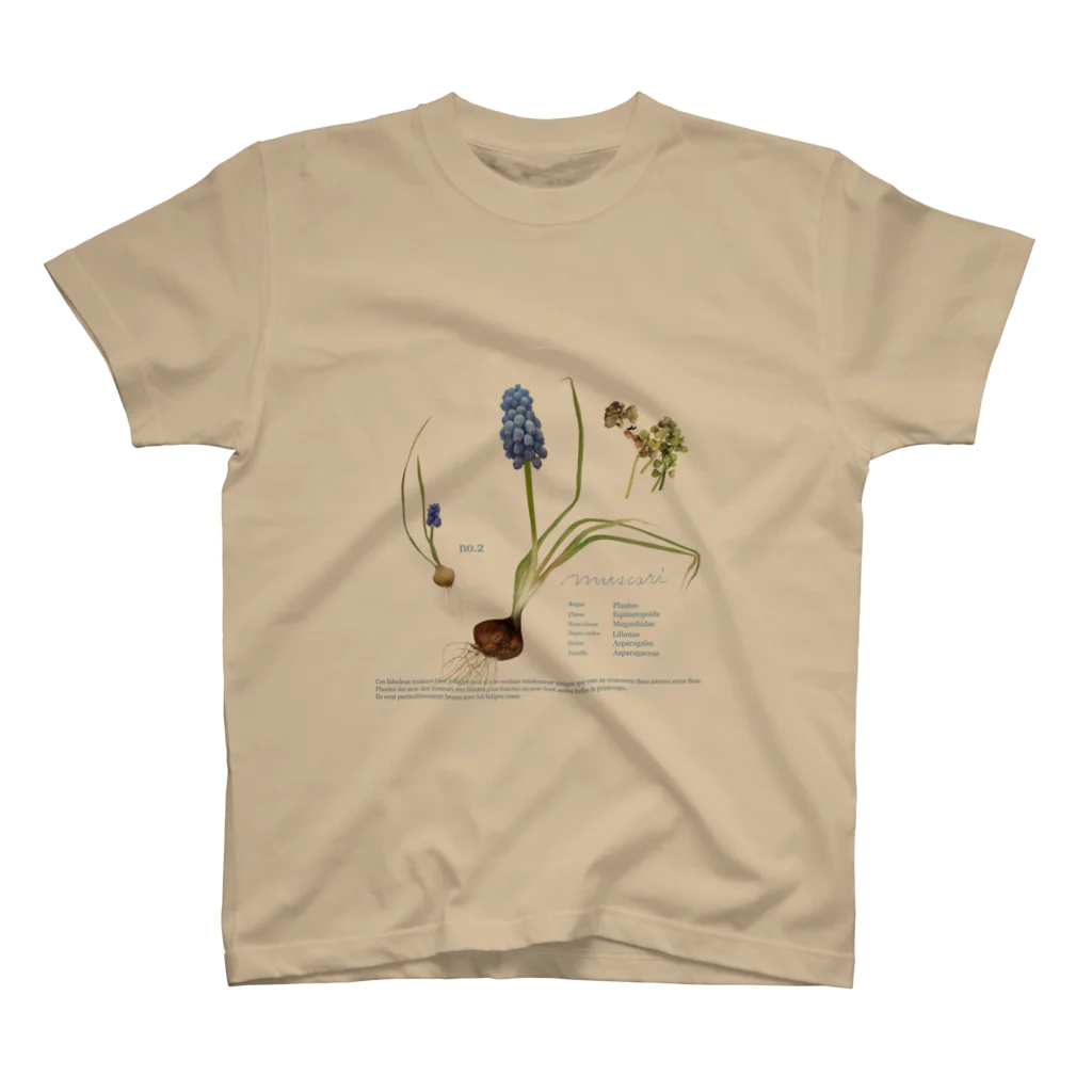 Weの私たちの菜園から ムスカリ スタンダードTシャツ