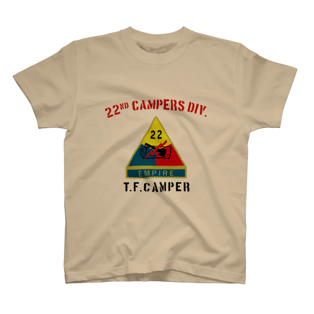 Too fool campers Shop!のT.F.CAMPER05(BK) スタンダードTシャツ