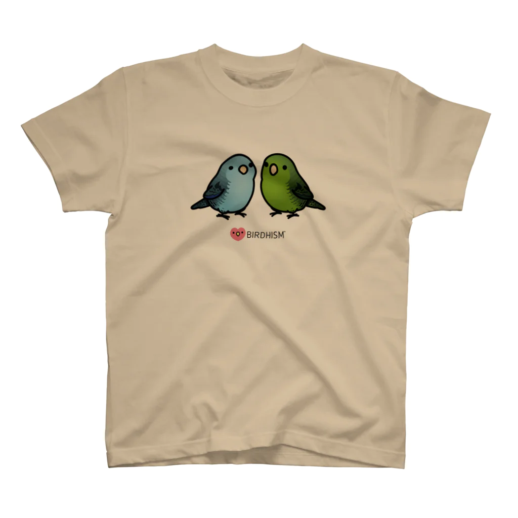 Cody the LovebirdのChubby Bird 仲良しサザナミインコ スタンダードTシャツ