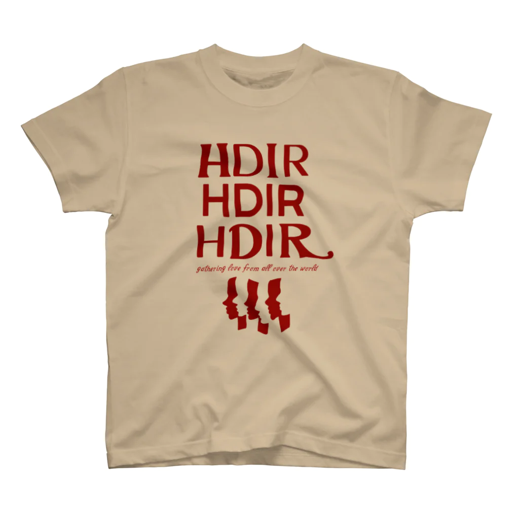 HDIR gathering love のHDIRロゴ / Sweat スタンダードTシャツ