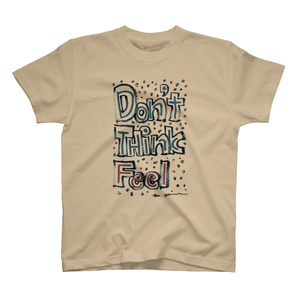 masahiro_minami_artのDON'T THINK FEEL スタンダードTシャツ