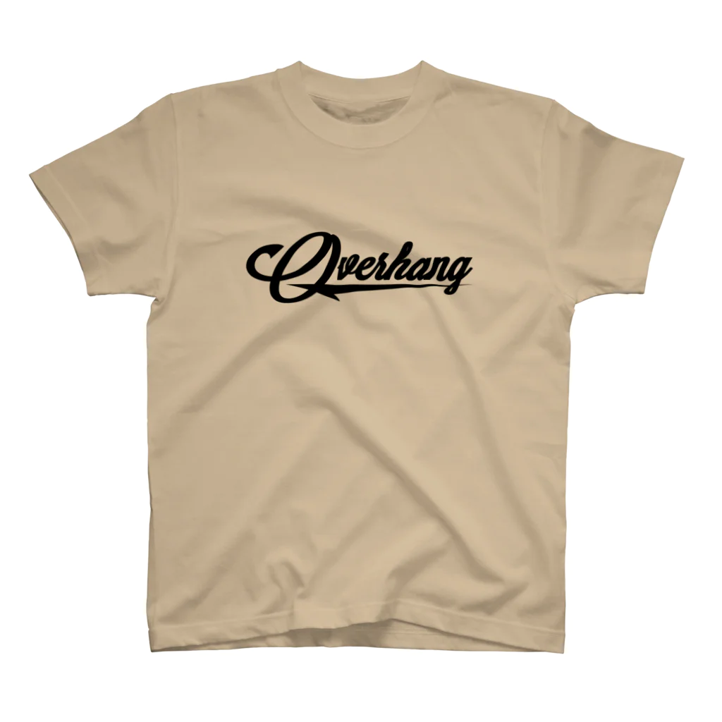 2753GRAPHICSのOverhang TEE - black logo - Regular Fit T-Shirt