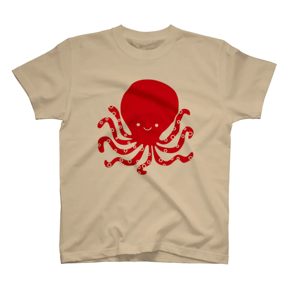 たここ（octopus）のたここ スタンダードTシャツ