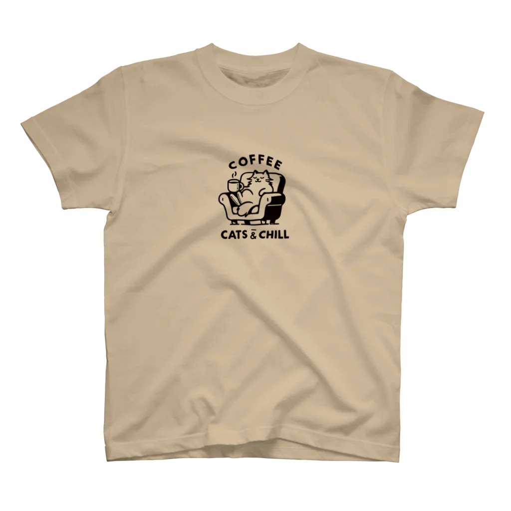 lblのCoffee, Cats & Chill Regular Fit T-Shirt