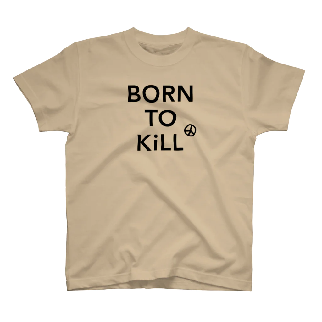 stereovisionのBORN TO KiLL（生来必殺）とピースマーク Regular Fit T-Shirt