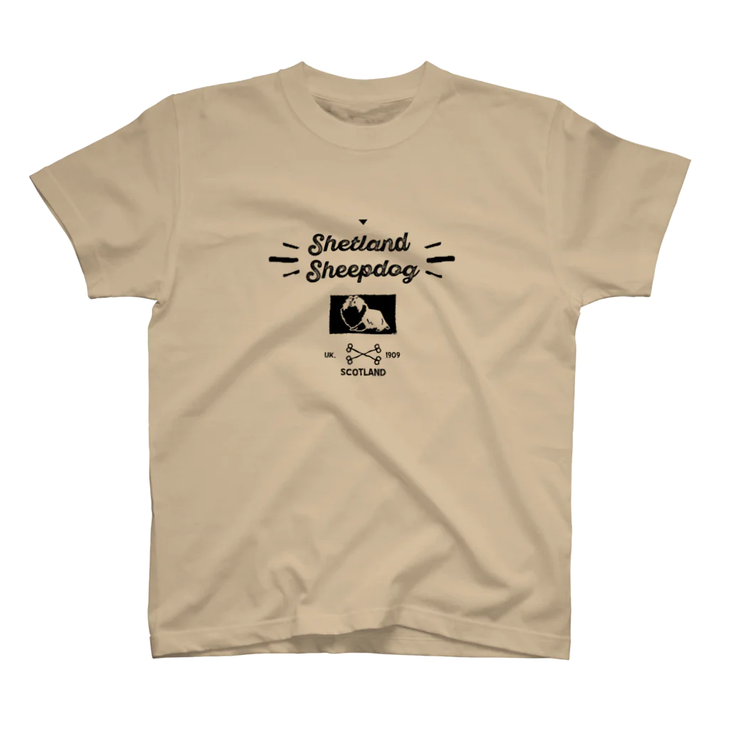 MOCUのshetland sheepdog スタンダードTシャツ