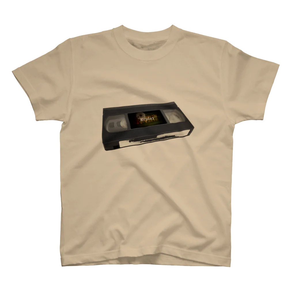 palkoの部屋のreplay_VHS スタンダードTシャツ