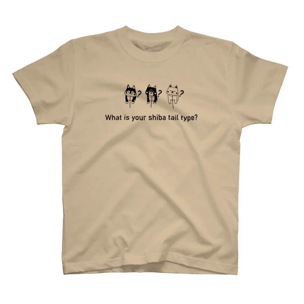 しっぽ堂の柴犬のしっぽ スタンダードTシャツ