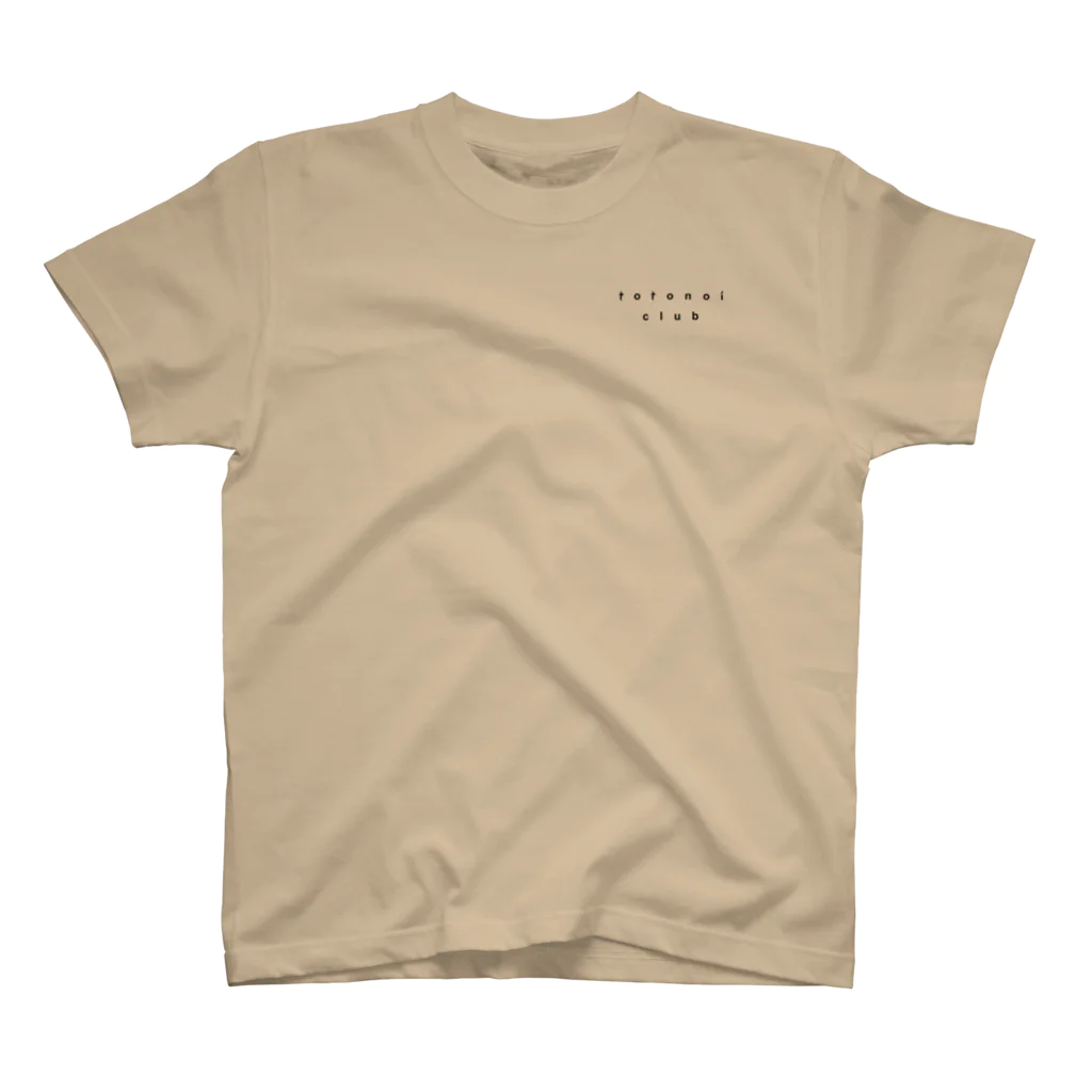 totonoi倶楽部のtotonoiCLUB 文字 Regular Fit T-Shirt