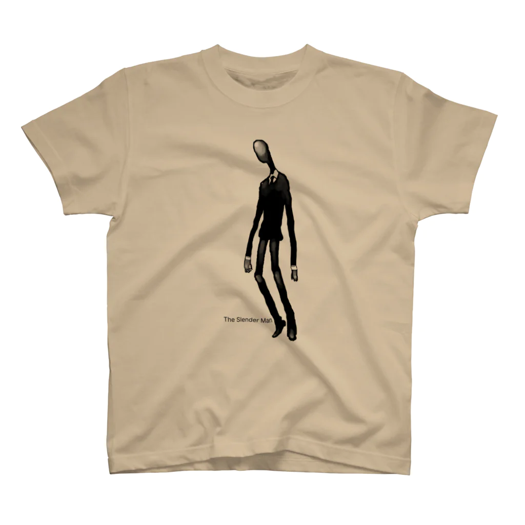 月が輝くこんな夜にのThe Slender Man スタンダードTシャツ