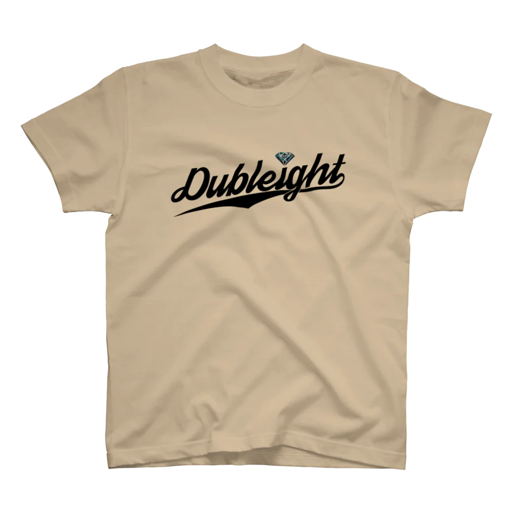  DUBLEIGHT CLOTHINGの" Baseball Logo "Blackロゴ Regular Fit T-Shirt