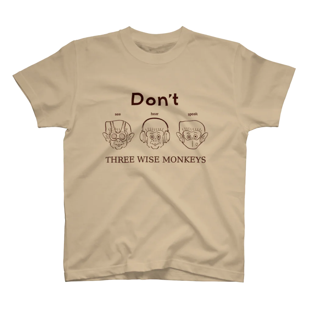 TOPECONHEROESのTHREE WISE MONKEYS GIGA スタンダードTシャツ