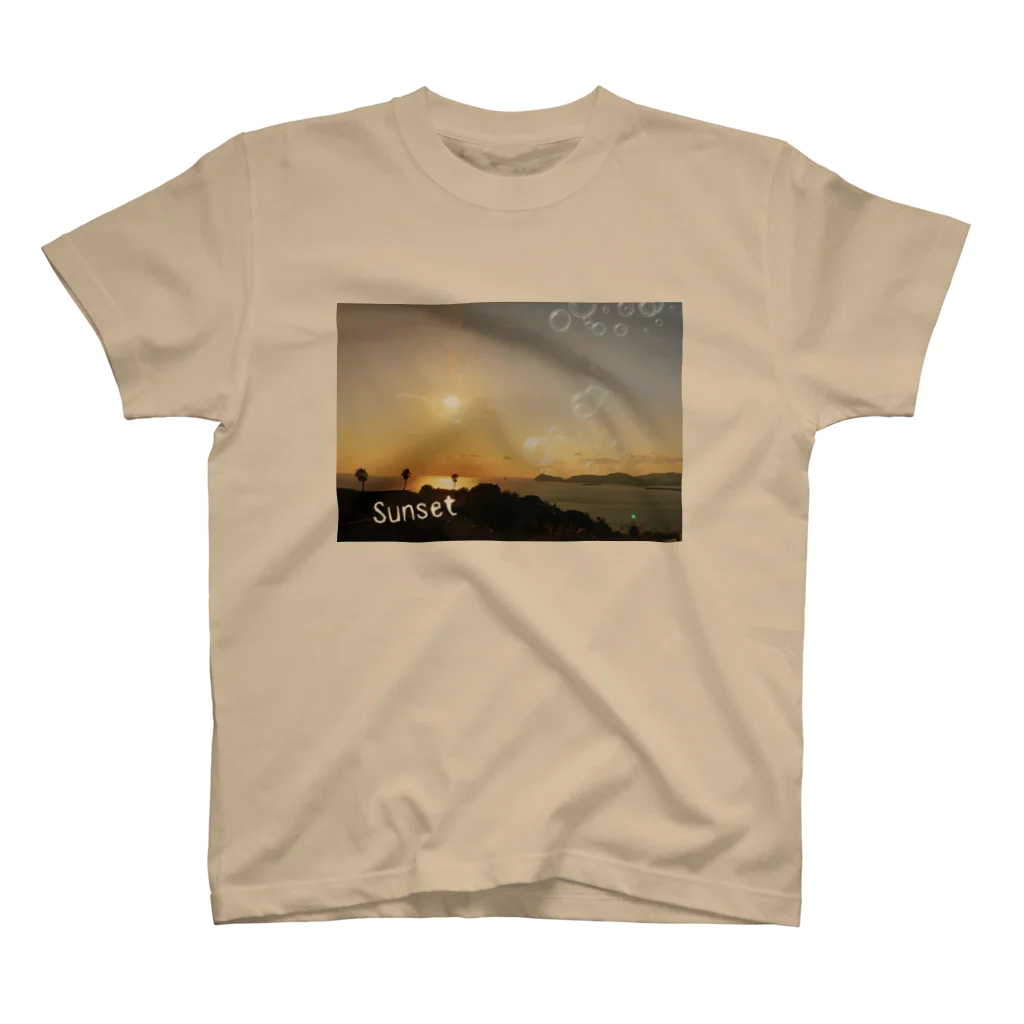 水彩屋のSunset Regular Fit T-Shirt