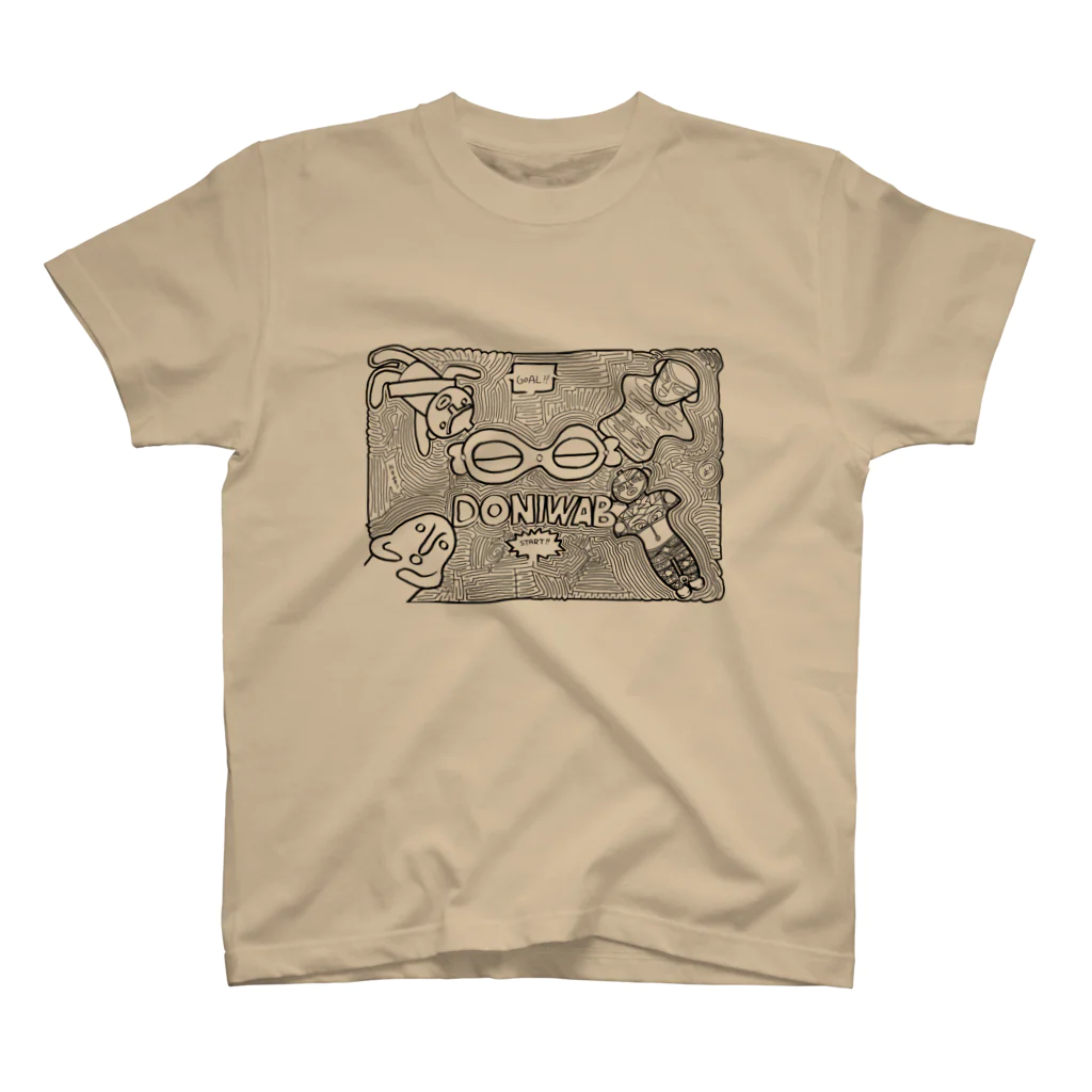 ドニワ部のドニワ迷路 スタンダードTシャツ