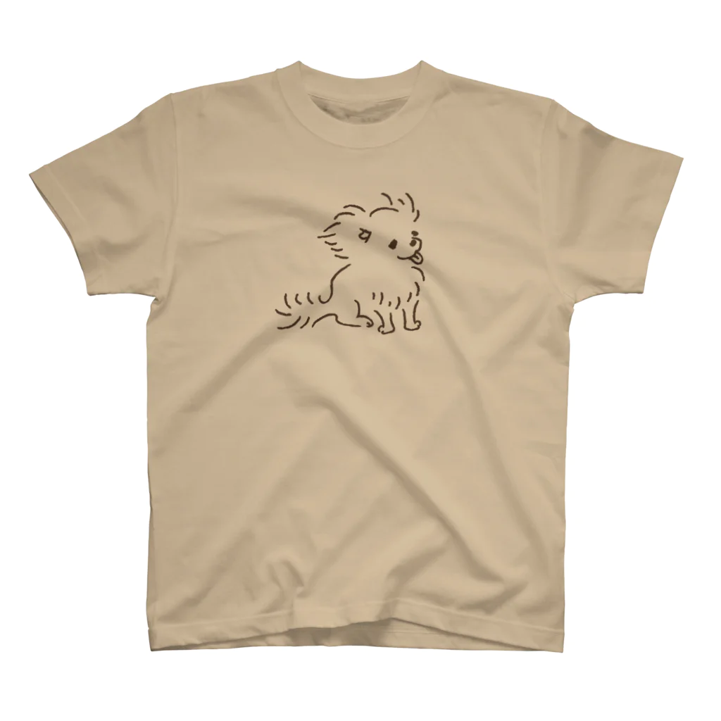 チワックスのかいぬしのさわやか犬（くっきり） スタンダードTシャツ