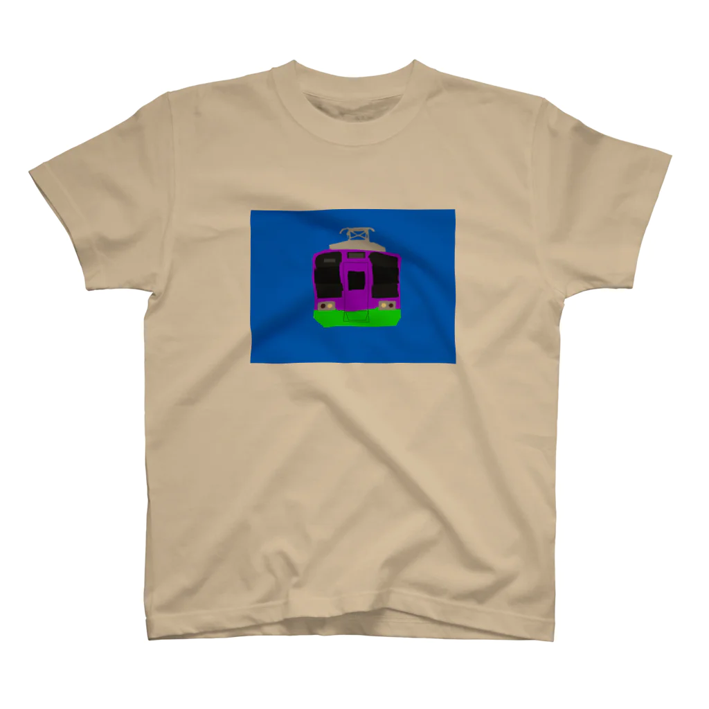 おさるのオシャレ電車　Tシャツ スタンダードTシャツ