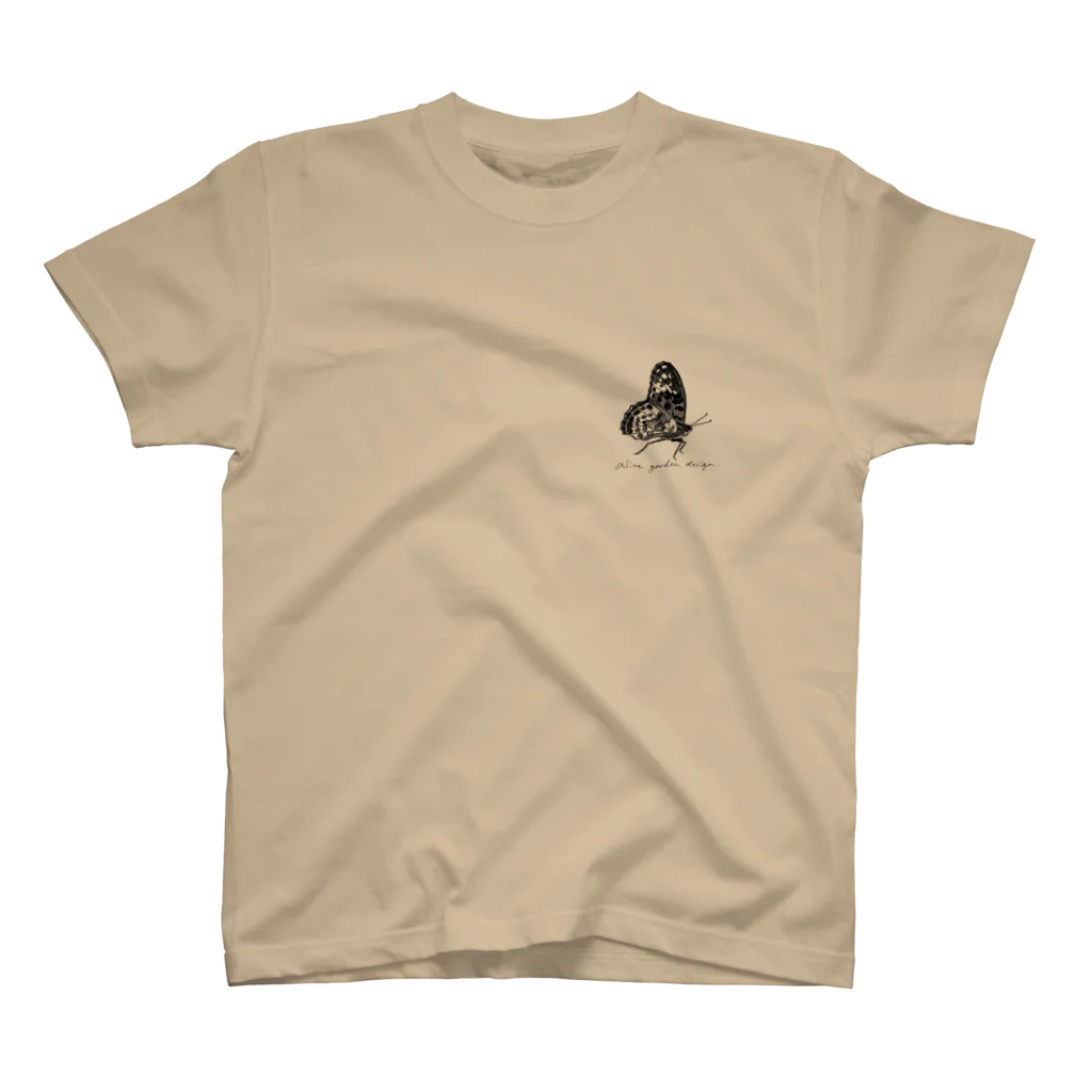 asataku gardener (alice garden design)のツマグロヒョウモン Regular Fit T-Shirt