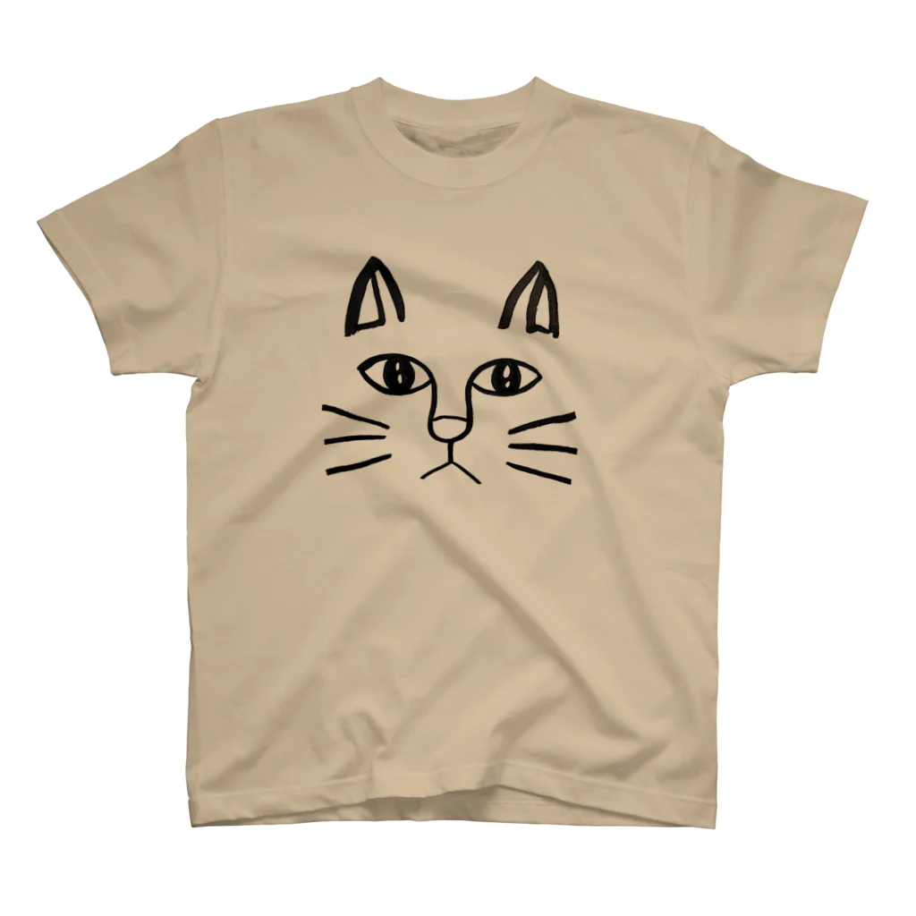 福猫屋の猫の顔 Regular Fit T-Shirt