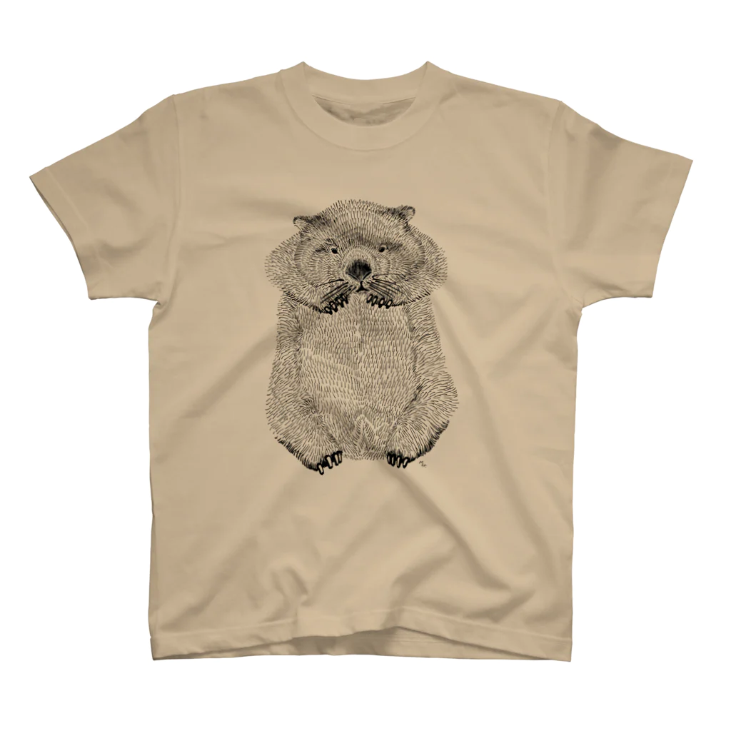 segasworksのwombat(ペン画） スタンダードTシャツ