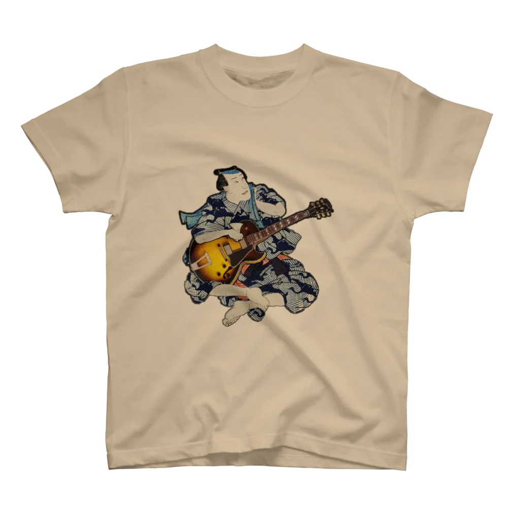 Ppppのギター浮世絵 スタンダードTシャツ
