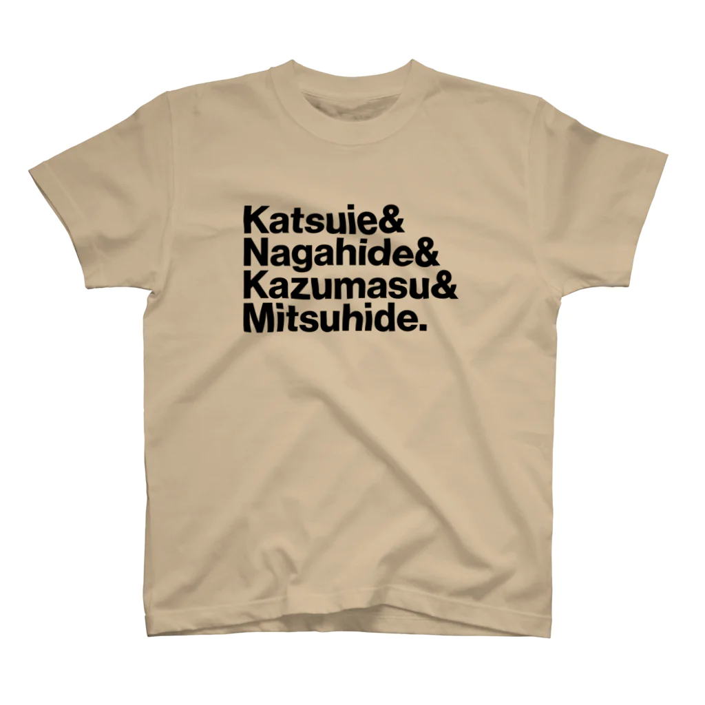 KAWAGOE GRAPHICSの織田四天王 スタンダードTシャツ