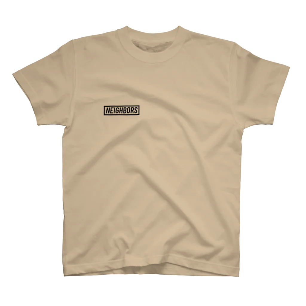 隣人の隣人シリーズBOXロゴ Regular Fit T-Shirt