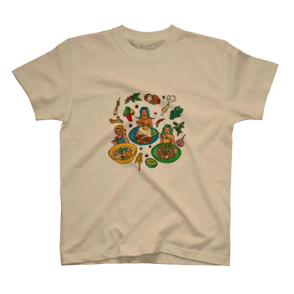 YUCANVASのタイ料理３姉妹 スタンダードTシャツ