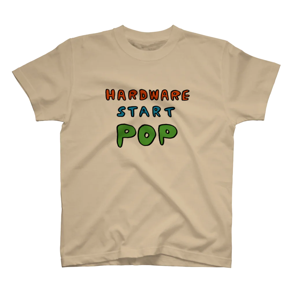 FabLab SENDAI - FLATのHARDWARE START POP スタンダードTシャツ