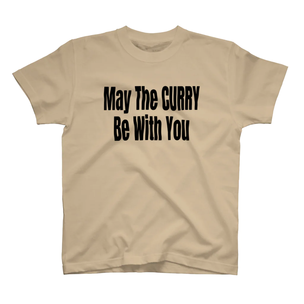 日本タルタル学会 非公式グッズ販売所のMay The CURRY Be With You Regular Fit T-Shirt