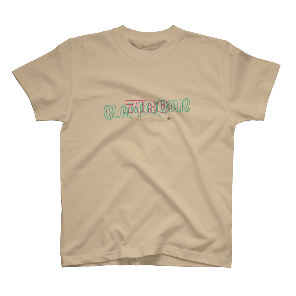 7IRO GLAMOUROUSの7IRO GLAMOUROUS＜白、淡色系＞ロゴTシャツ Regular Fit T-Shirt