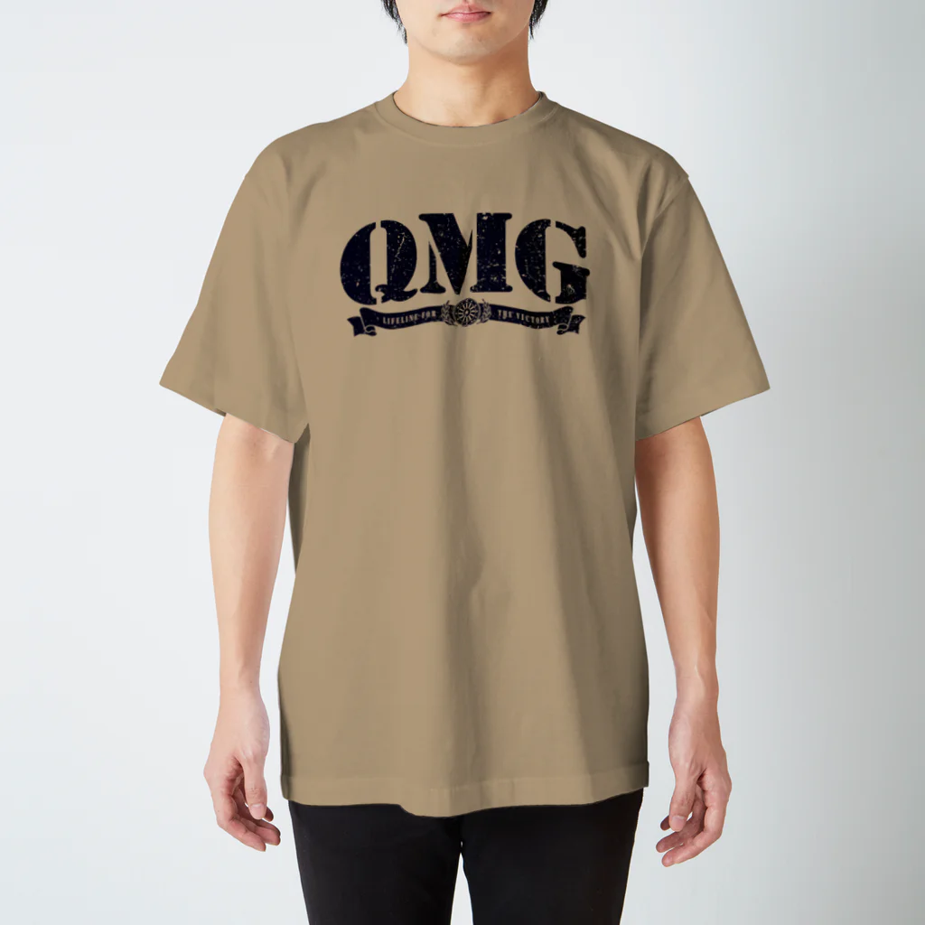 PHLOGISTON-76 SHOPのQMG 01 (navy) スタンダードTシャツ