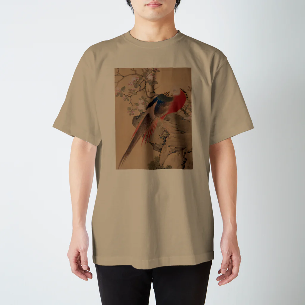 寿めでたや(ukiyoe)の浮世絵 UKIYOE 円山応挙；金鶏 スタンダードTシャツ