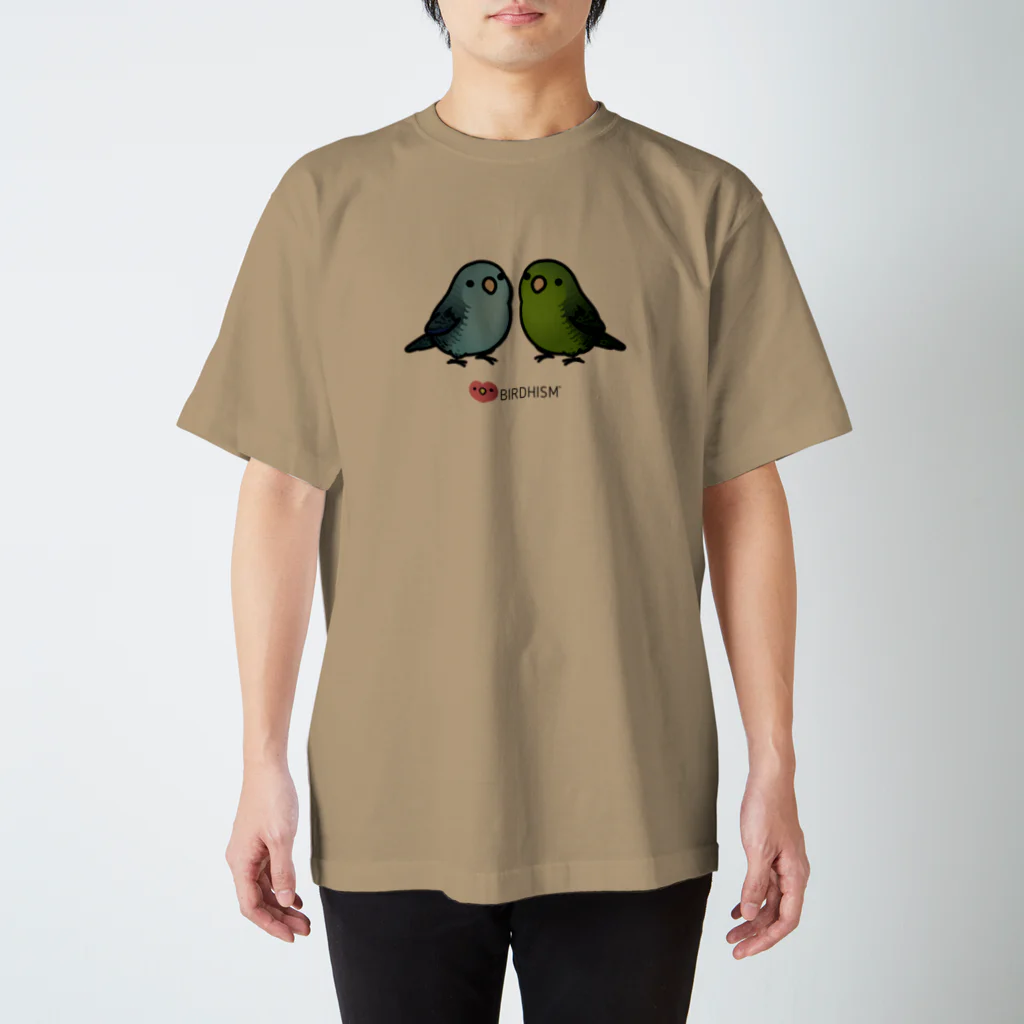 Cody the LovebirdのChubby Bird 仲良しサザナミインコ スタンダードTシャツ